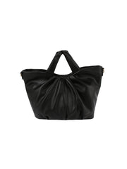Scruch soft leather tote bag