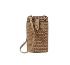 Croc Alligator Crossbody Bag Cell Phone Purse