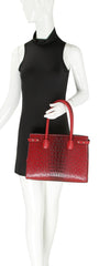 4 in 1 Women Handbags Fashion Croc Satchel Bag