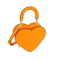 Women Girls Cute Heart Shape Crossbody Purse Bag