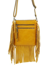 Fringe Tassel Crossbody Handbag Purse