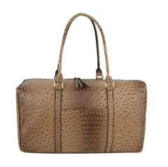 Ostrich Croc Duffle Bag