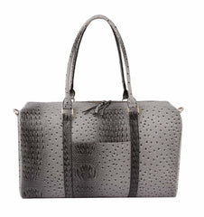 Ostrich Croc Duffle Bag