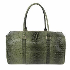 Ostrich Croc Duffle Bag