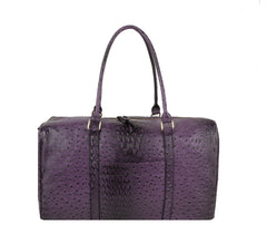 Ostrich Croc Duffle Bag