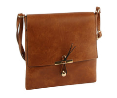 Crossbody Bag with Flap Over Snap for Women