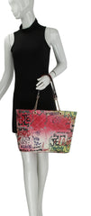 Women Graffiti Tote Shoulder Handbag Satchel