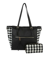 Women Tote Shoulder Bag with Wallet