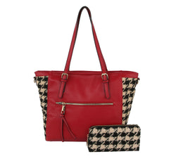 Women Tote Shoulder Bag with Wallet