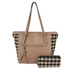 Women Tote Shoulder Bag with Wallet