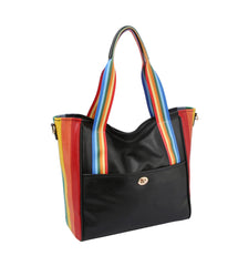 RAINBOW TOTE HANDBAG