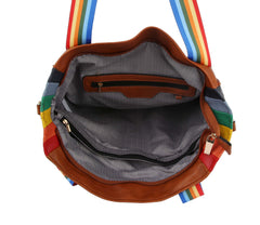 RAINBOW TOTE HANDBAG