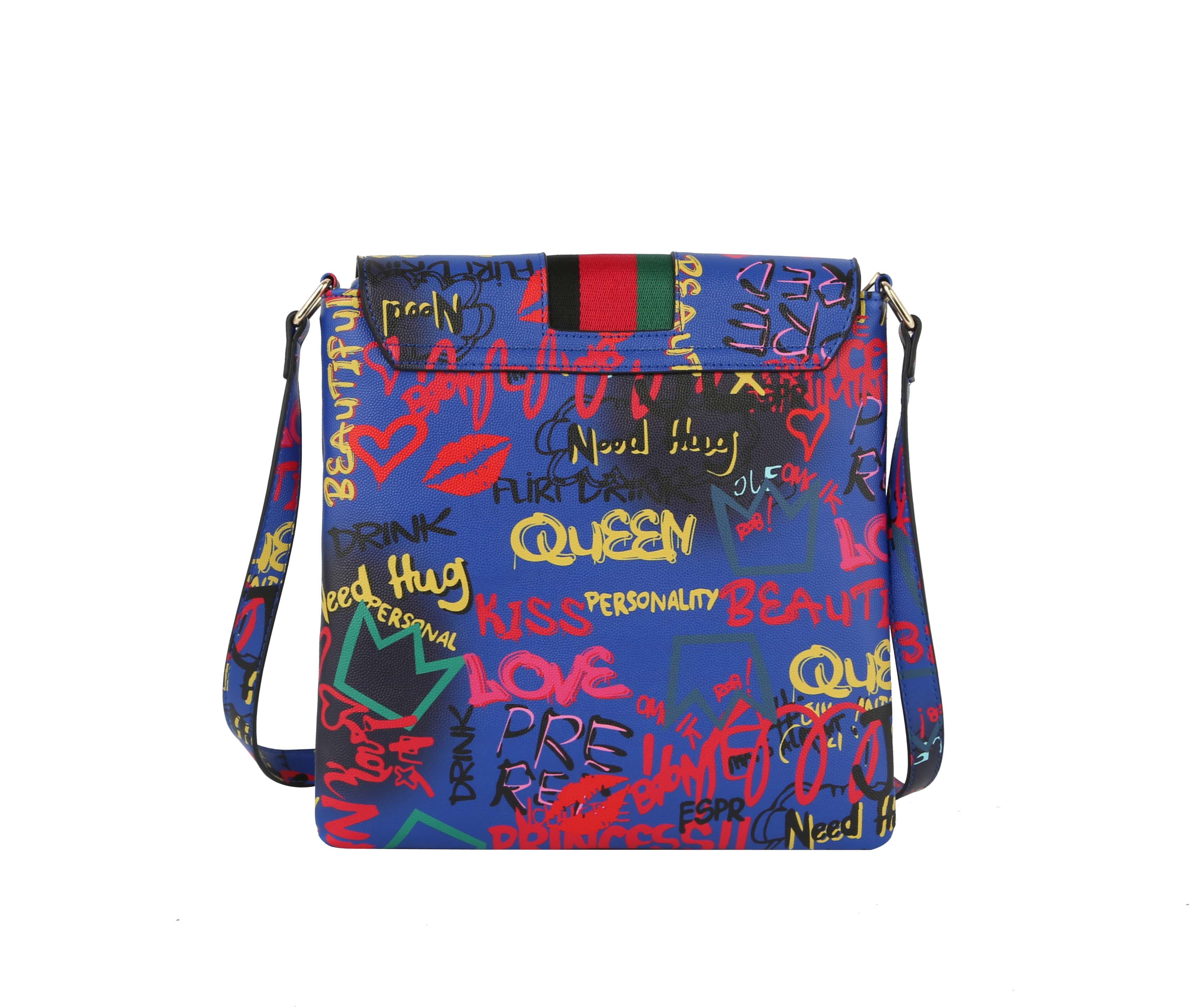 LSF-0310 Fashion Graffiti Crossbody Messenger bag Factory