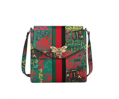 Fashion Graffiti Bee stripe Crossbody Messenger bag LSF-0310