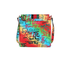 Fashion Graffiti Bee stripe Crossbody Messenger bag LSF-0310