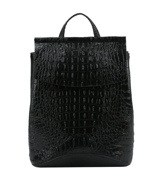 Fashion Croco Convertible Shoulder Backpack