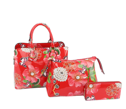 3 in 1 Hobo Handbags for Women Purses