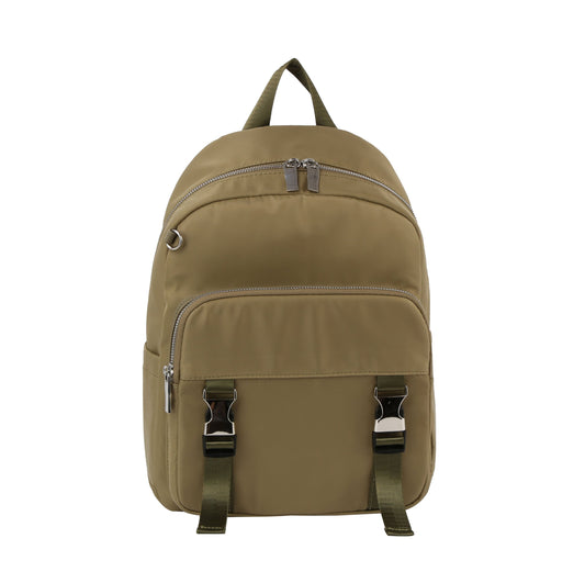 Snap buckle pocket utility backpack