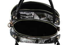 Glossy Magazine Satchel Handbag Crossbody Bag