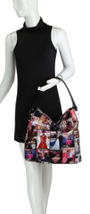Glossy Magazine Tote Bag Hobo Crossbody Shoulder Bag