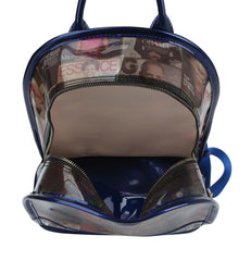 Glossy Magazine Backpack Travel Bag Wallet Handbag