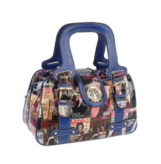 Glossy Magazine Satchel Hobo Crossbody Shoulder Bag