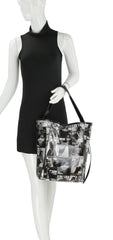 Glossy Magazine Cover Tote Satchel Handbag Hobo Bag