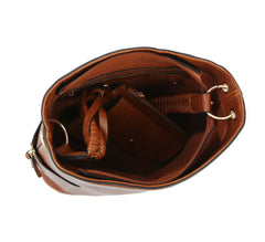 Shoulder Bags for Women Fashion Upgrade 3pcs Set Handbags Wallet Tote Bag Shoulder Bag with Top Handle