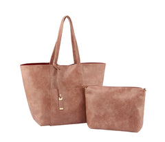 HF   Front Pocket Tote Handbag Set