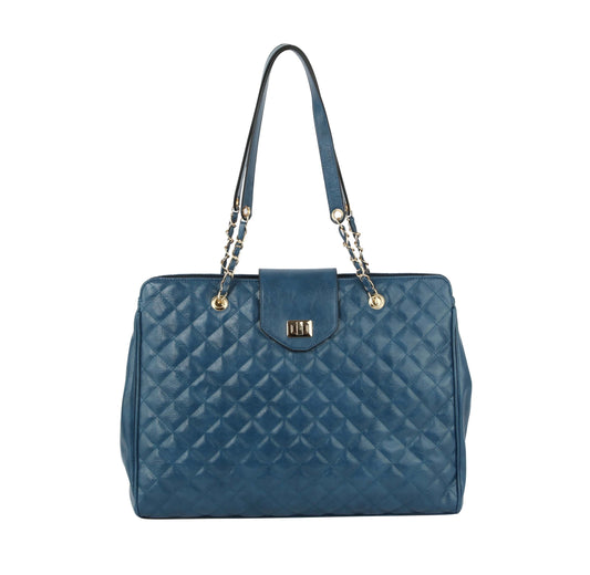 HF Oversize Quilted Satchel trolley sleeve