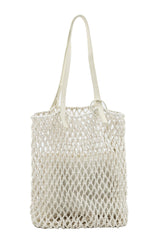 Womens Straw Bag,Travel Beach Tote Fishing mesh Bag,Straw Woven Bag