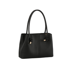 Knot detailed handle mini tote