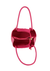 Knot detailed handle mini tote