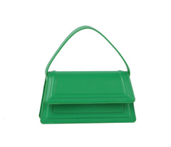 Flap top handle crossbody bag