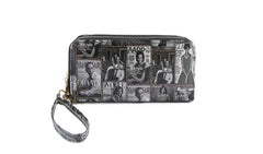 Michell Obama Printed Double Zipper Pocket Wallet