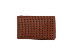 Woven flap over clutch