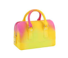 Fashion Rainbow Jelly Bag Mini Satchel Crossbody